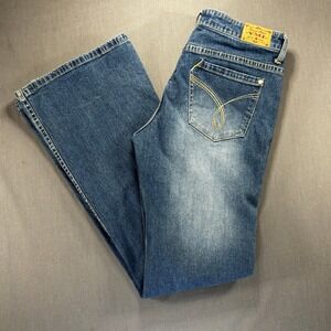 Vintage YMI Original Jeanswear Women's 11 Juniors Jeans Bootcut Medium Wash Y2K